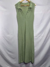 Love, Whit by Whitney Port Green Crochet Dress Size L fading