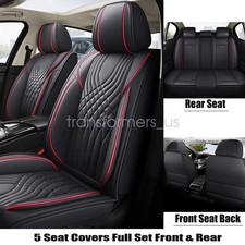 Full Set For Honda Hr-v 2017-2023 Car 5-seat Covers Premium Faux Leather Cushion