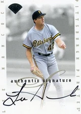 Lee Hancock 1996 Leaf  Authentic Signature Series On Card Autograph Auto