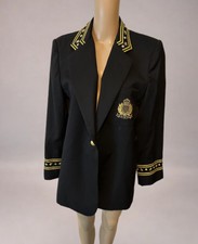 Giancarlo Ferrari Sailor Jacket Sz Medium Made In Usa 100% Wool Rare