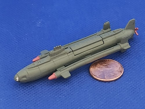 MILITARY MICRO MACHINES WARSHIPS SUBMARINE NAUTILUS LOS ANGELES TRI TUBE-TYPES - Imagen 18 de 19