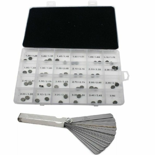 Valve Shim Kit Feeler Gauge Kit For Honda CRF250R CRF250X 2004-2017 47PC 7.48mm