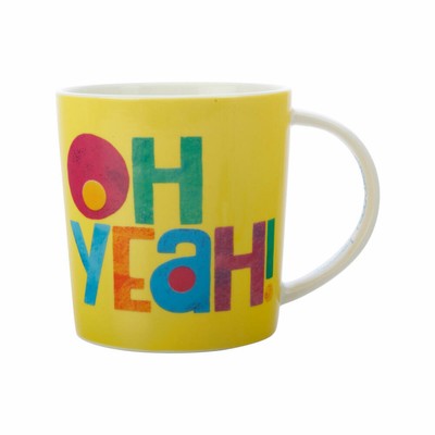 Maxwell & Williams Mug Be Kind - Oh Yeah, coffee mug, cup porcelain 380ml