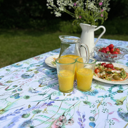 Water Repellent Outdoor Wipe Clean Outdoor Tablecloth Rectangle Square Round - Picture 11 of 73