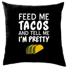 Füttere mich mit Tacos - Sofa/Dekokissen Mexiko Essen Liebe Tortilla Salsa Wrap