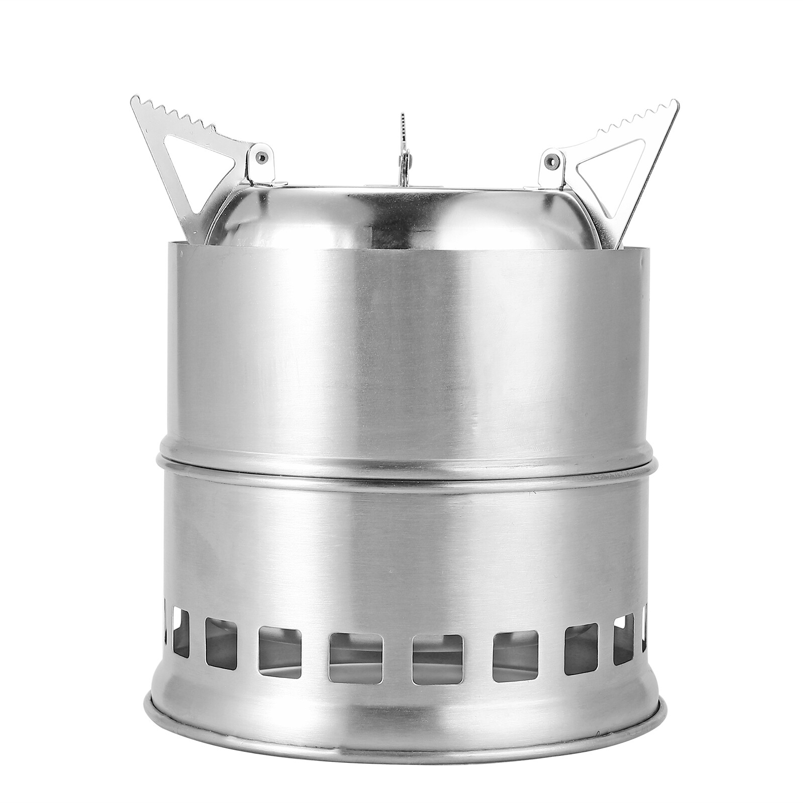 Portable Camping Cooking Stove Stainless Steel Outdoor Wood Burning