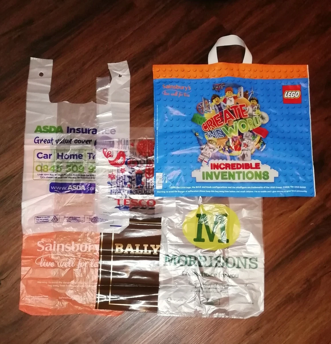 Asda plastic bag recycling sale