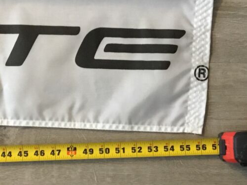 CHEVROLET-FLAG CORVETTE C5 WHITE BANNER LANDSCAPE 5 X 3 FT 150 X 90 CM - Picture 2 of 6