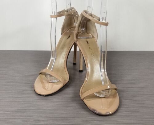 Stuart Weitzman Nudistcurve Knöchelriemen Sandale, Damen Größe 7,5 M - Bild 4 von 11