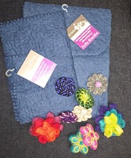 CRAFT LOT Dimensions Needle Felting reader sleeve,tablet sleeve,flower sccents