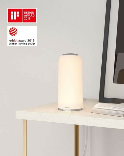 AUKEY Bedside Lamp Touch-Sensitive Table Lamp with Dimmable Warm White Light New - 第 4/9 張圖片