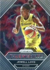 2021 Panini WNBA Prizm JEWELL LOYD #14 FIREWORKS INSERT STORM