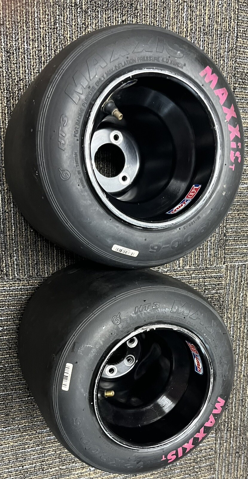 Go Kart Racing Black Aluminum Wheels And Pink Maxxis Tires eBay