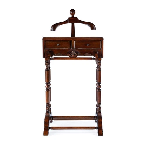 Butler Specialty Company Petrov Clothing Valet Stand - Medium Brown - Picture 3 of 6