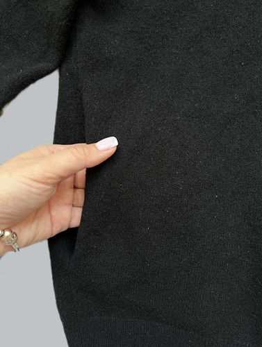COS Men's Black Wool Cardigan Full Zip Size S - Picture 7 of 8