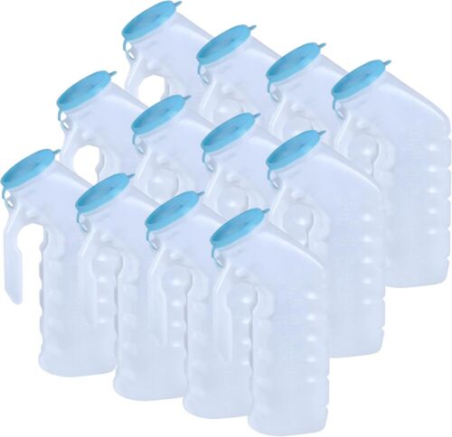 3-12 Männer Urinal Leuchten Dunkel Auslaufsicher Abdeckung 1000 ml Tragbar Behälter Flasche Männer - Bild 27 von 27