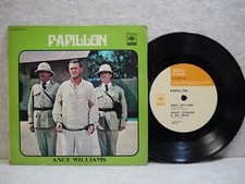 Andy Williams Papillon Free As The Wind 7inch 1974 Korea LP "Mega Rare"