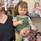 24" Reborn Baby Dolls Realistic Toddler Girl Soft Cloth Body Kids Cute Toys Gift