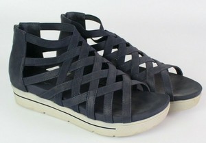 Skechers Gladiador Sandálias Feminina 8 Cali Strut-Sass N afanar Plataforma Azul Marinho | eBay