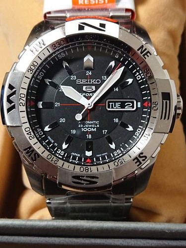 Seiko 5 Sports Automatic Japan Made SNZJ05 SNZJ05J1 SNZJ05J Men's Watch  US*4 4954630000000 | eBay