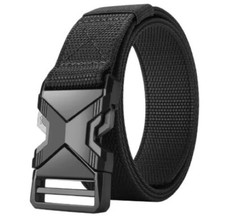 Mens Military Tactical Belt Quick Release Buckle Adjustable Army Webbing Rigger