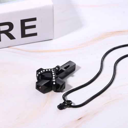 22" Kreuz Urne Halskette mit Mini Andenken Urne Denkmal Asche Schmuck für Männer Frauen - Bild 5 von 25