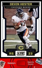 2023 Score #108 Devin Hester Chicago Bears Football Card