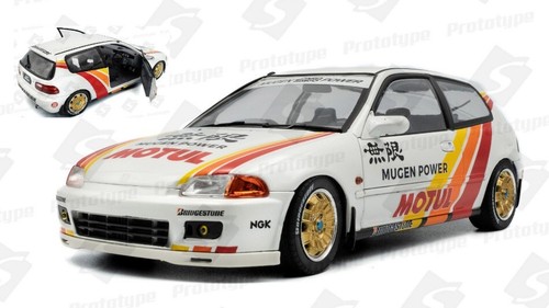 HONDA CIVIC (EG6) MUGEN POWER RACING 1992 WHITE/RED 1:18