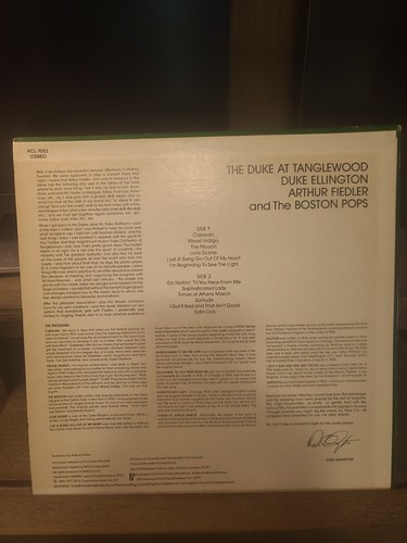 The Duke At Tanglewood LP 1977 Pickwick Duke Ellington Arthur Fiedler Boston Pop - Picture 3 of 6