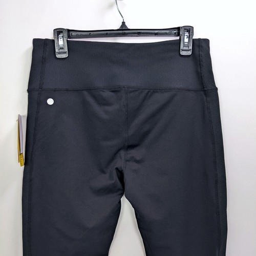 Zella Size L Womens High Waist Leggings High Support for Gym Training in Black - Picture 5 of 8