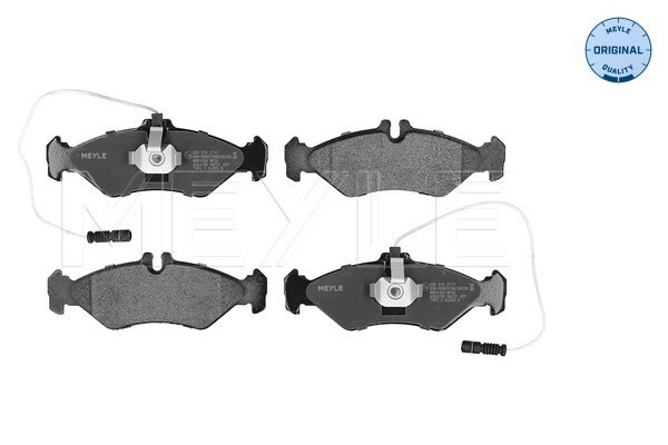 Meyle 025 216 2117 Brake Pad Set, Disc Brake For MERCEDES-BENZ VW-image