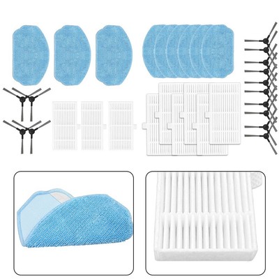 Brand New Household Supplies Mop Cloths Bathroom Robot Vacuum 4*Side Brushes