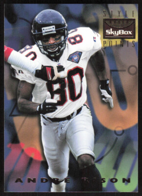 1995 SkyBox Premium Andre Rison Style Points Card #145 - Cleveland Browns
