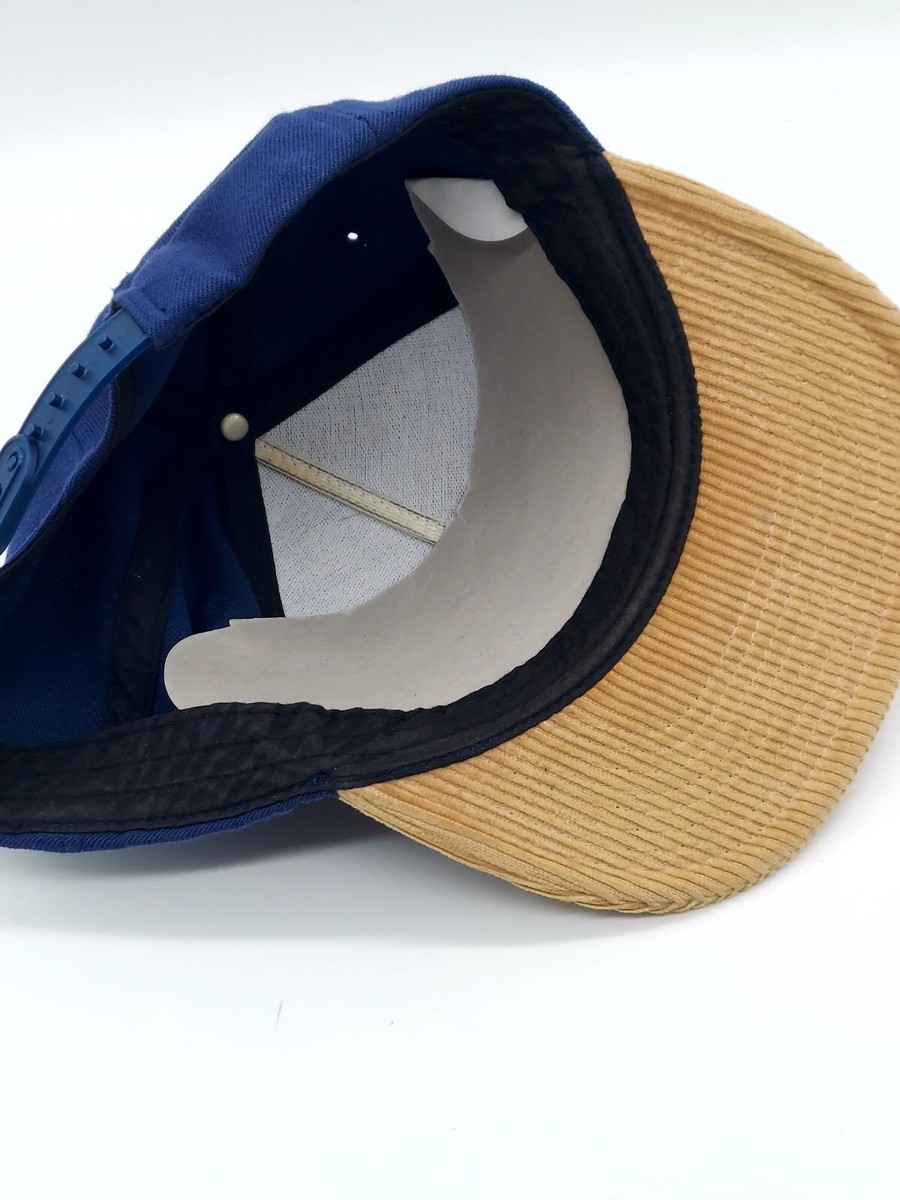 VANS "Since 1966" Adjustable Snapback Blue Corduroy Embroidered Hat View 4