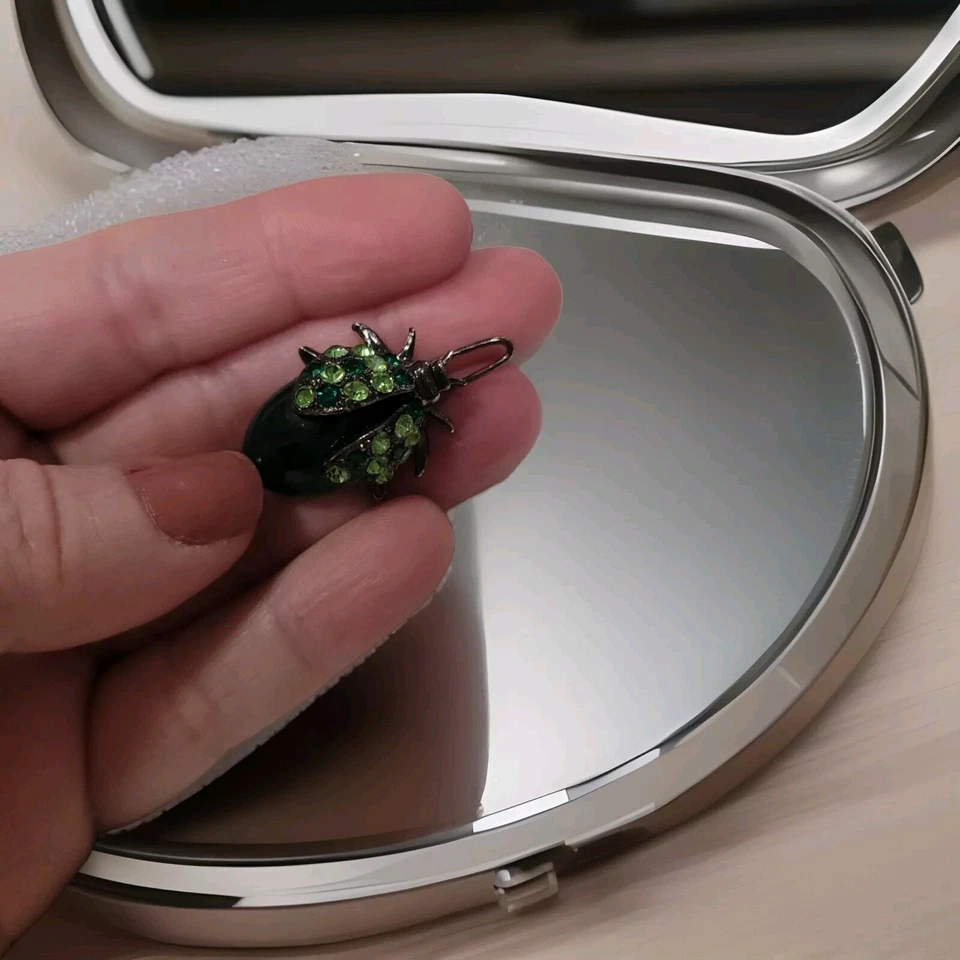 3 horquillas de cristal con estrás para insectos Foto 3 de 4