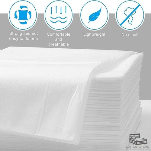 20 Pcs Disposable Bed Sheets 31" x 78" - Massage Table Bed Sheets Non Woven F... - Picture 5 of 9