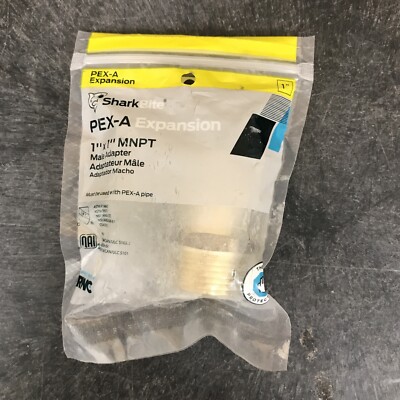 SharkBite PEX-A Brass Adapter 1  x 1  MNPT   UAB140LFA Plumbing Fitting