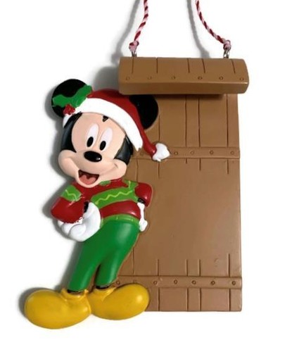 Hallmark DIY Personalized Disney MICKEY MOUSE Christmas Tree Ornament-NWT - Afbeelding 1 van 1