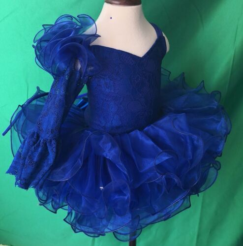 Jenniferwu Girls Tulle Flower Princess Wedding Party Handmade Beaded Dress 2-3T