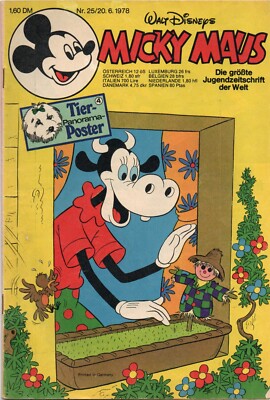 Mickey Mouse Comics Booklet No 25 1978 Walt Disney Original Vintage Collectors Booklet