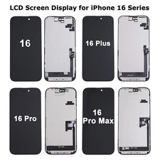 For iPhone 16 16 Pro 16 Pro Max 16e LCD Display Touch Screen Replacement USA lot