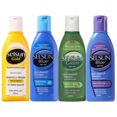 SEE DETAILS 🔥SELSUN Gold Anti-Dandruff Shampoo 200mL Deep Cleansing Selenium Sulfide 2.5%