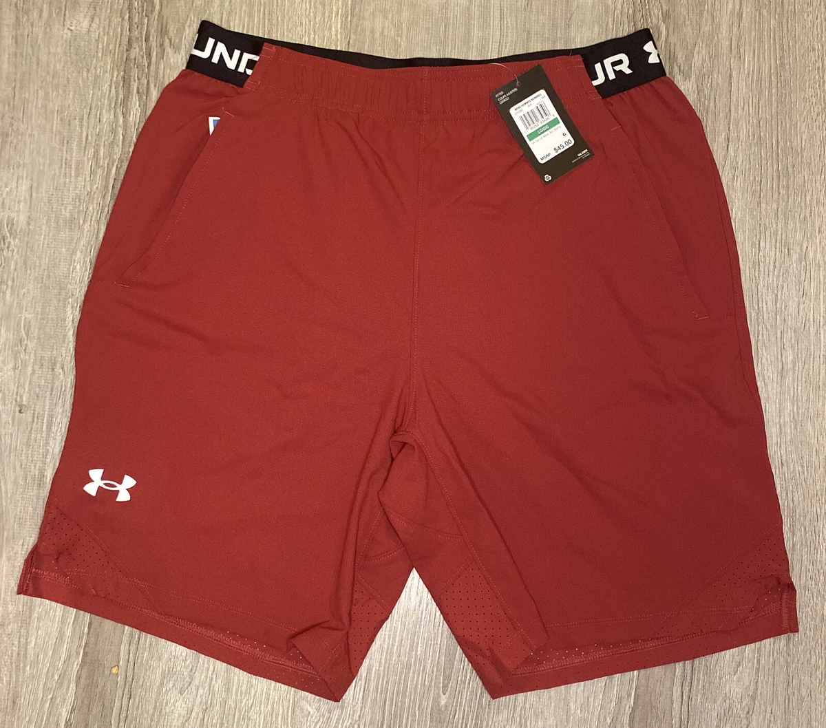 Under Armour Red UA Vanish Woven Athletic Shorts Men's NWT Size L  1370382-664