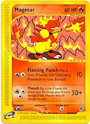 Pokemon Expedition  86/165 Magmar Card