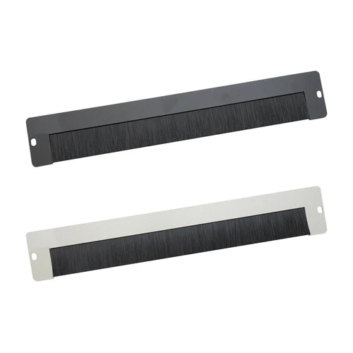 HMF Kabeldurchführung mit Bürsteneinsatz für 19 Zoll Serverschrank, außen