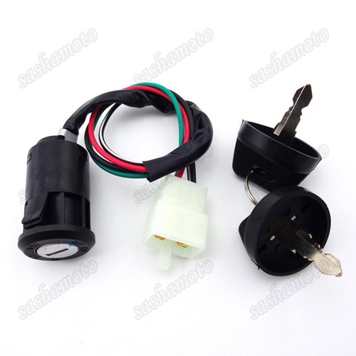 4 Wire Ignition Key Switch For 50cc 70 90 110 125cc ATV Go Kart TAOTAO Dirt Bike - Picture 3 of 4