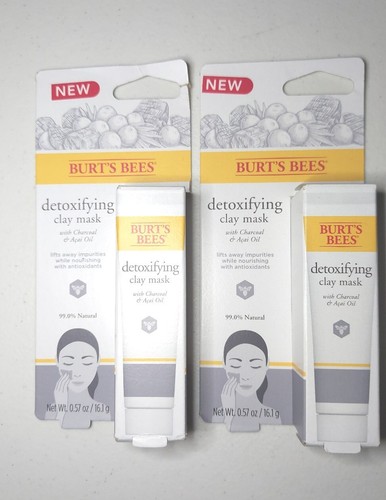 2x Burt's Bees Detoxifying Clay Face Mask