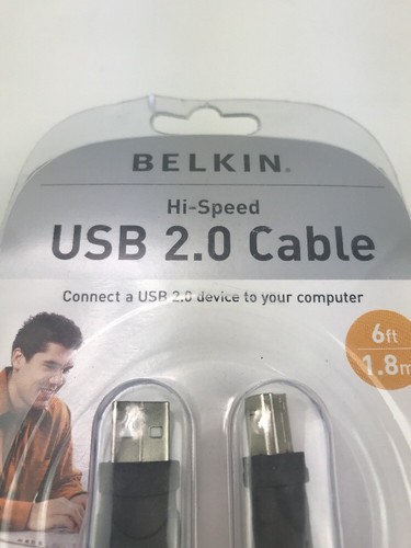 Belkin High Speed USB 2.0 Cable NEW UU3 - Picture 4 of 7