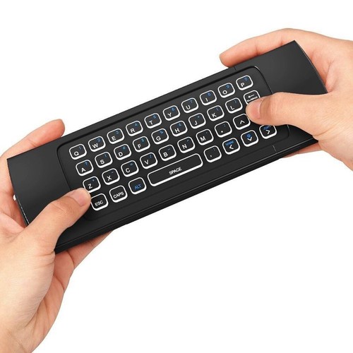 Backlit Wireless 2.4G USB Remote Control Keyboard Air Mouse For Android TV Box - Picture 5 of 7