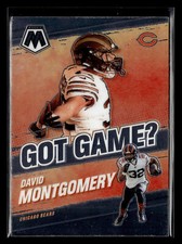 David Montgomery 2021 Panini Mosaic GOT GAME? #GG-13 Chicago Bears FOOTBALL